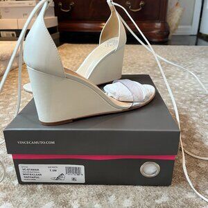 Vince Camuto White Sandals
